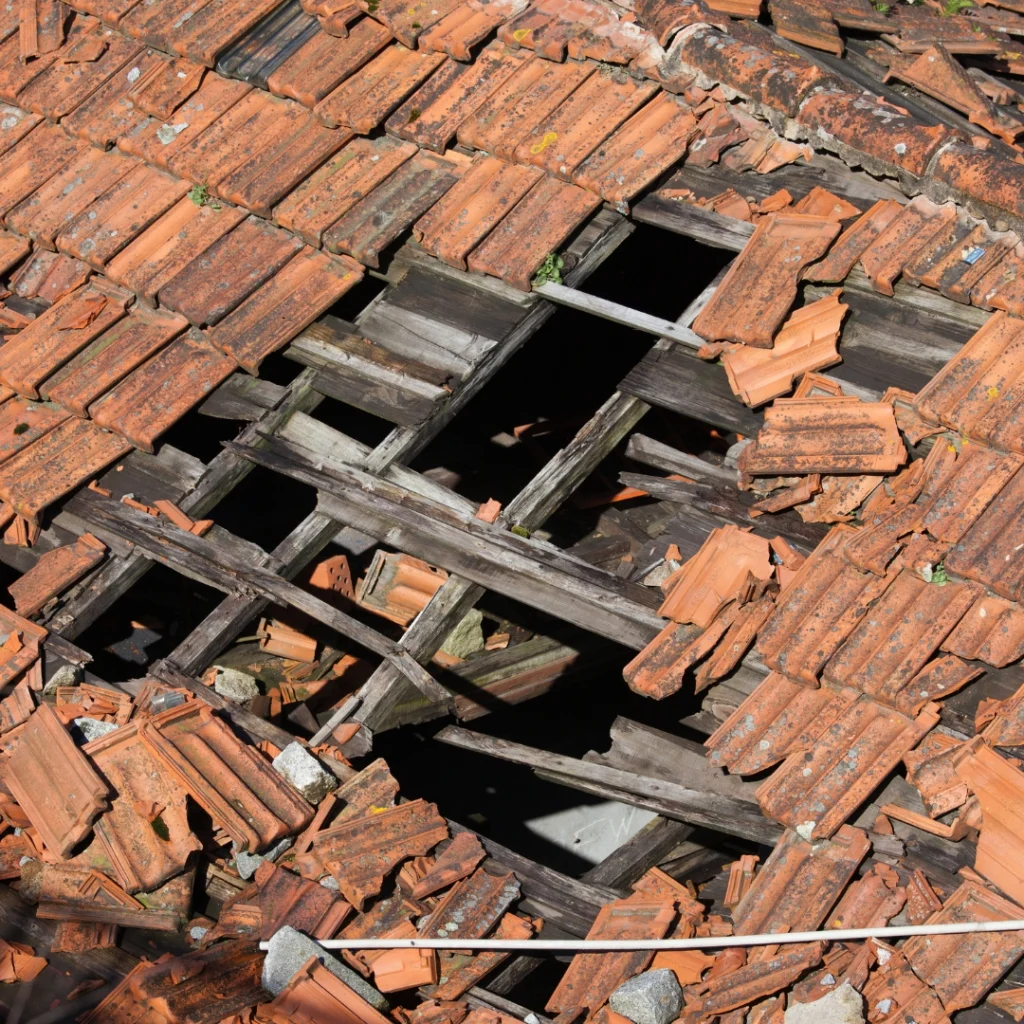 Structural roof issue cracked roof boards Orlando