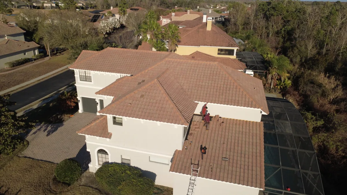 Topline Roofing premium tile roof installation Orlando Central Florida home